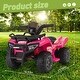 preview thumbnail 11 of 14, 6V Electric ATV Ride-On for Kids, 4-Wheeler Quad with Music, USB, MP3, Horn, for 18-48 Months, Black