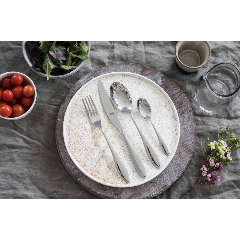 24-piece Stainless Steel Carinzia Flatware Set (Service for 6) - Service for 6