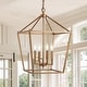 preview thumbnail 48 of 198, Marion Lantern Metal LED Pendant, by JONATHAN Y