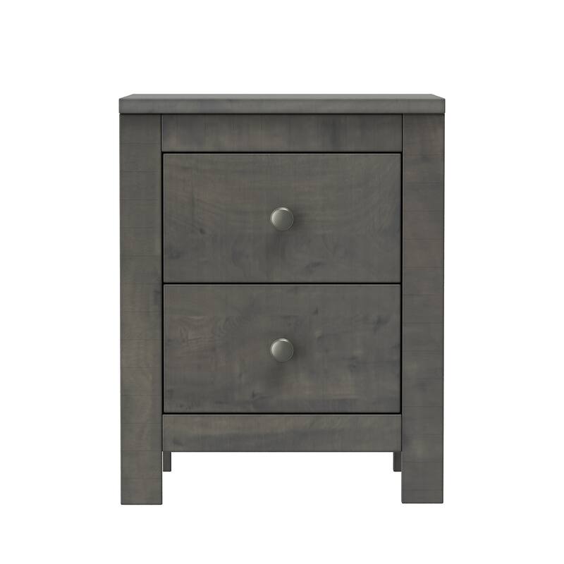 Farmhouse Wooden Nightstand Set of 2