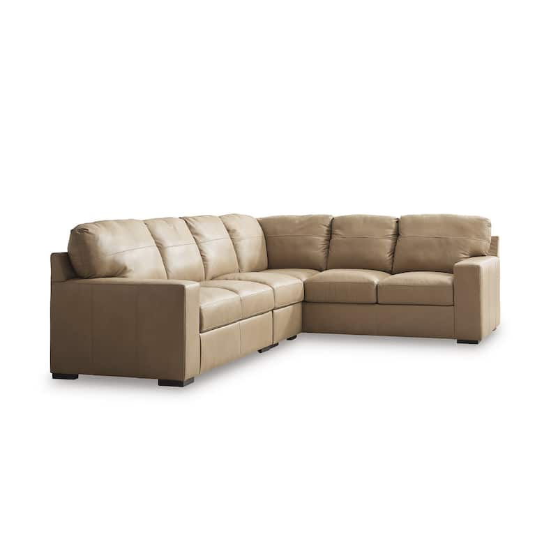 Signature Design by Ashley Bandon Brown 3-Piece Sectional - 127"W x 100"D x 41"H