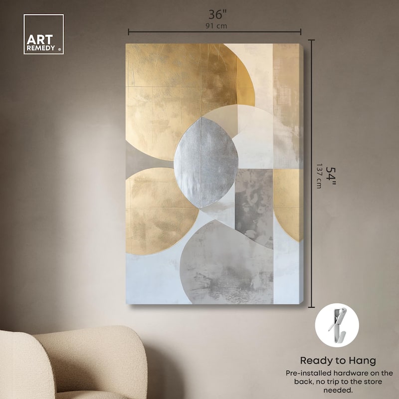 Golden Sequence I Canvas by Art Remedy, Gallery Wrapped