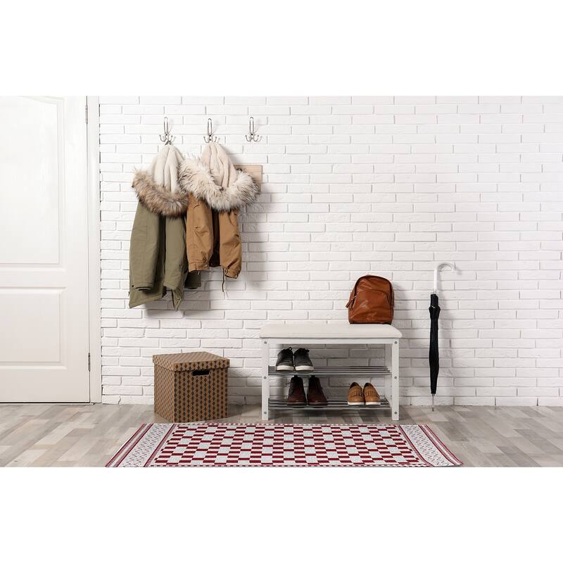 Cross and Squares Rug