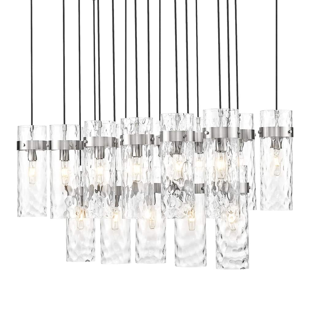 Z-Lite 7002P5-17L Fontaine 17 Light 44" Wide Linear Chandelier