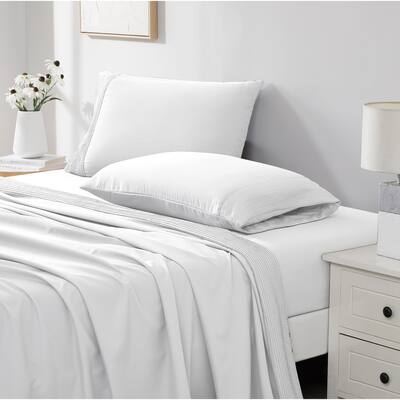 Vilano 21-inch Extra-deep Pocket Pleated Microfiber Sheet Set