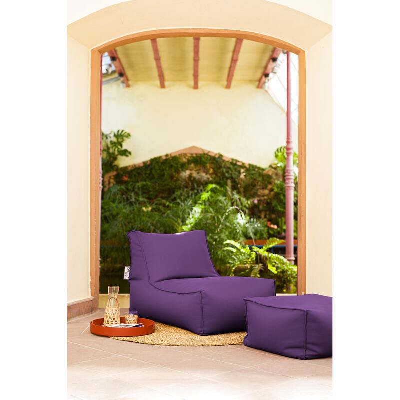 Gouchee Home Alpine Outdoor/Indoor Bean Bag Lounger Chair - Purple