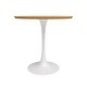 preview thumbnail 12 of 22, Kurv Mid-Century Modern 3-Piece Cafe Dining Set