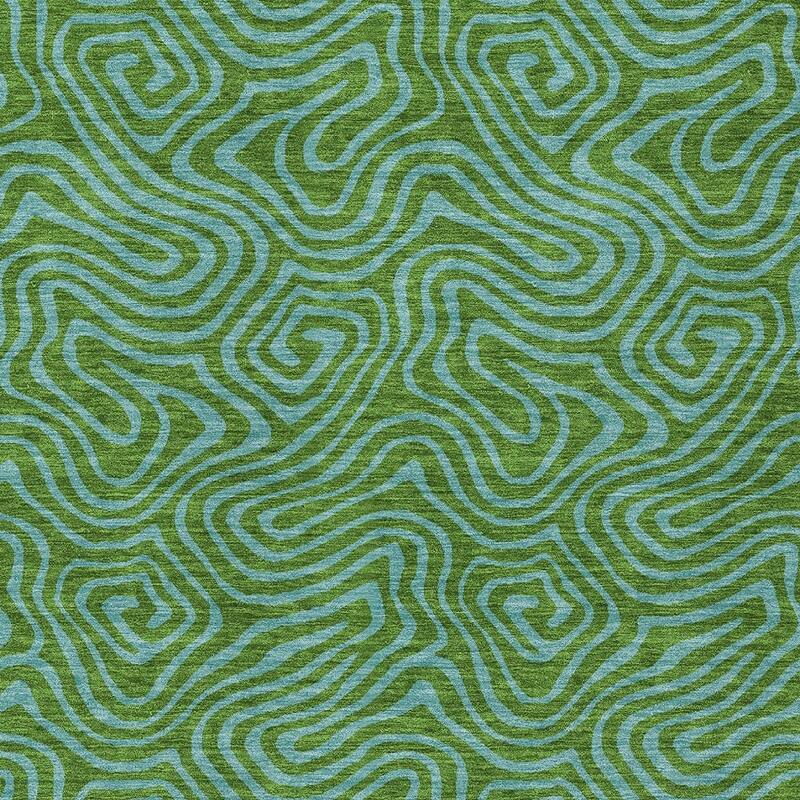 HomeRoots Abstract Transitional Rectangle Outdoor Rug