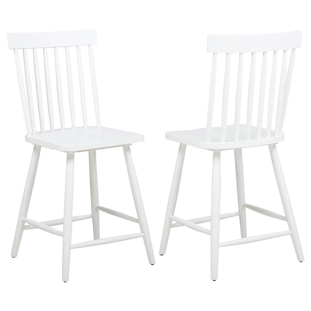 Andrews Windsor Counter Height Dining Side Chair (Set of 2)