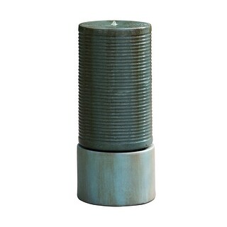 A&B Home Garden Verge Bronze Ribbed Tower Bird Feeder