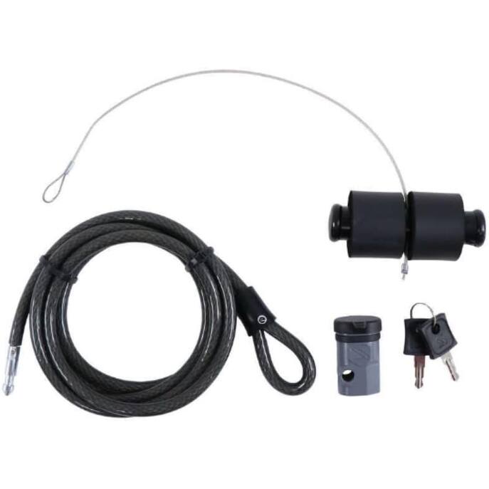 Saris Bike Rack Accessory, 8Feet Trunk Bike Rack Lock with Stainless