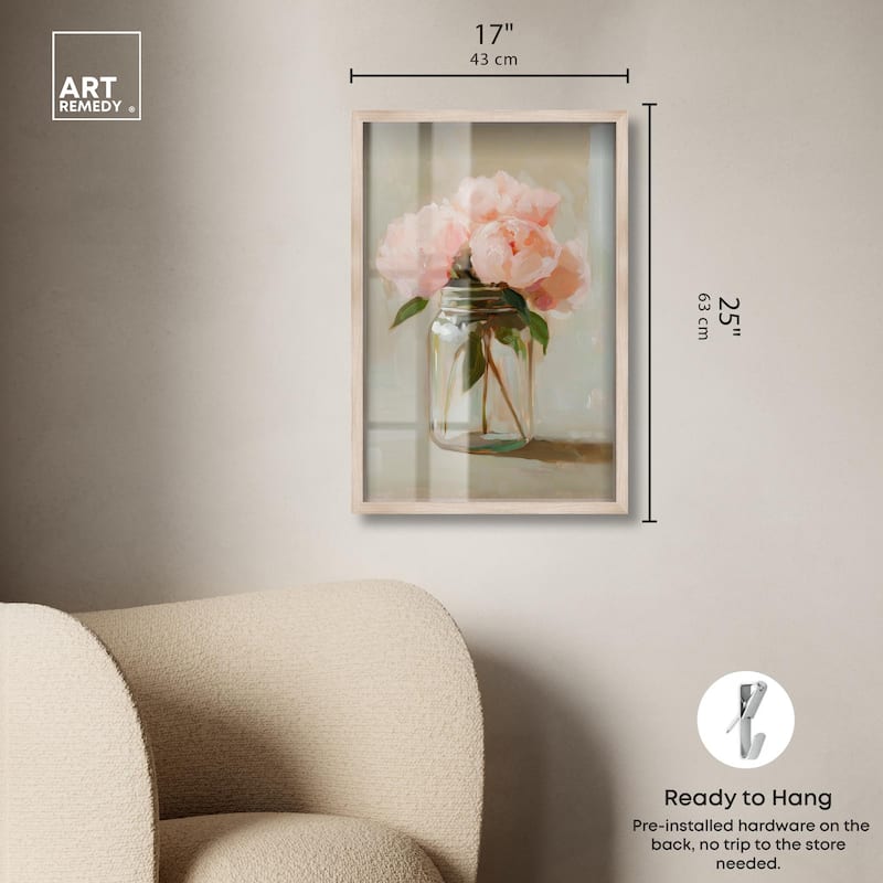 Jar of Petals Shadowbox by Art Remedy