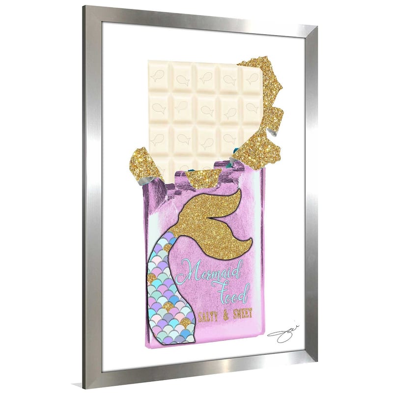 "Mermaid Chocolate Salty & Sweet 2" by Jodi Print on Acrylic