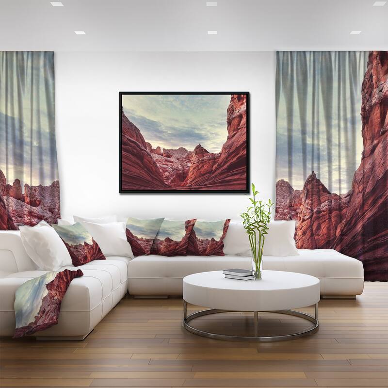 Designart "Vermillion Cliffs National Monument Park" Landscape Wall Art