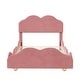 preview thumbnail 10 of 25, Fun Full Velvet Cloud Bed with Sturdy Pine Frame - Easy Assembly