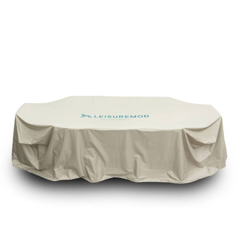 LeisureMod Chelsea Outdoor Rain Cover for 63" & 87" Patio Dining Set - Durable Furniture Cover
