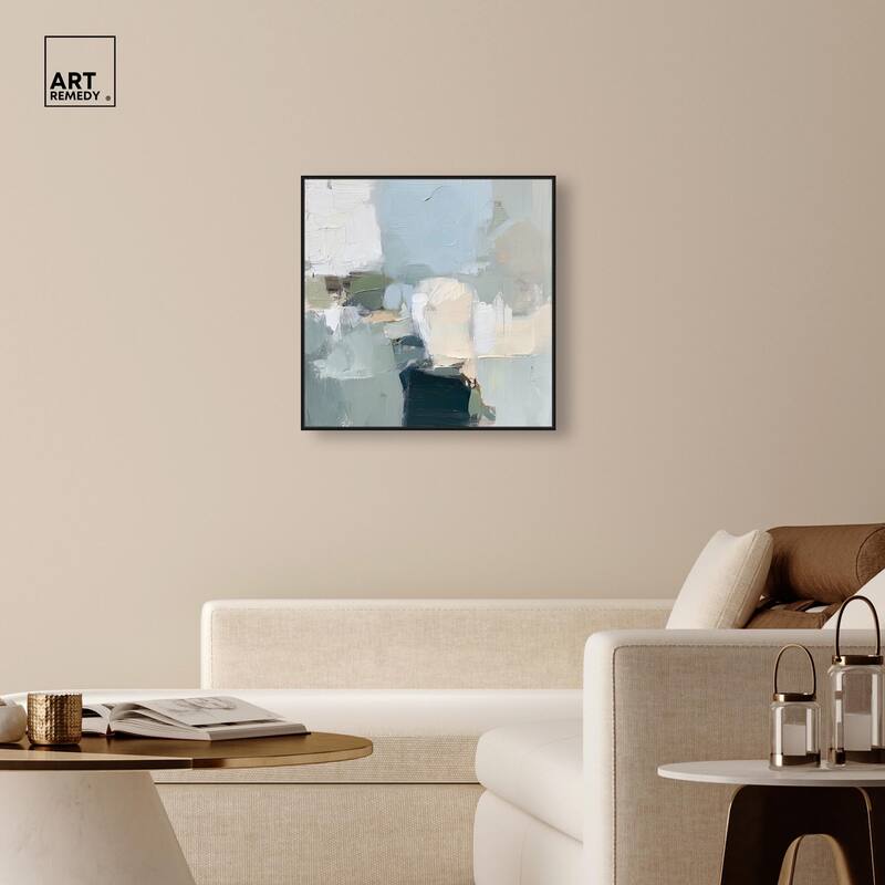 Seafoam and Sand I Canvas by Art Remedy