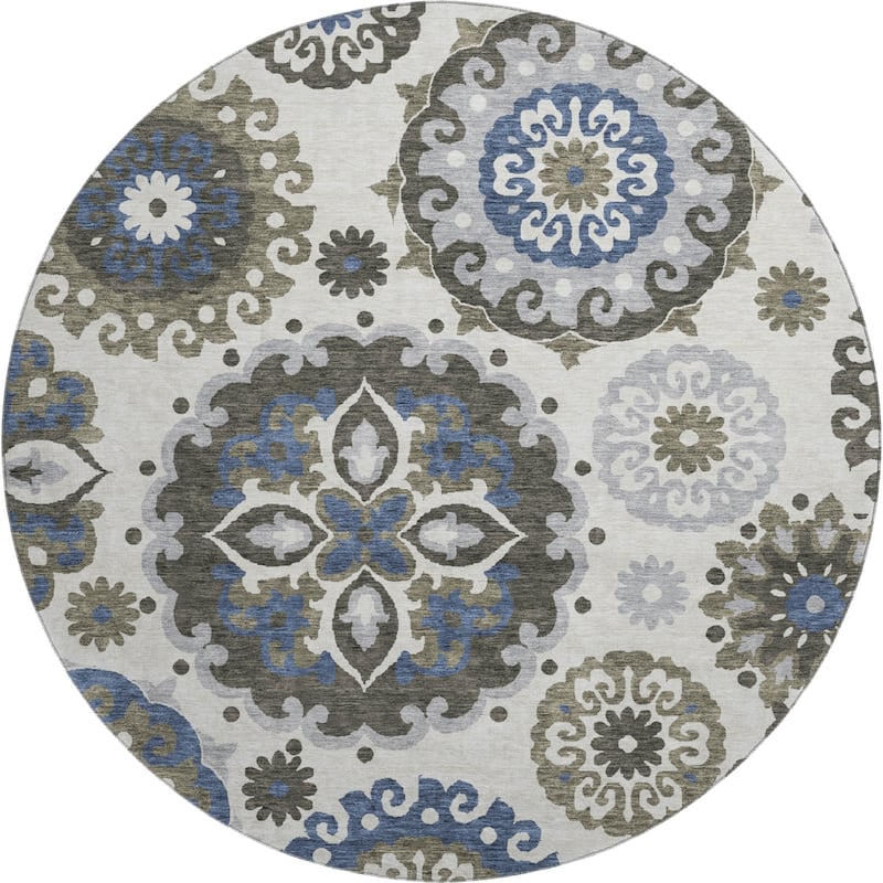 Premium Washable Super Soft Boho Suzani Mayfield Rug