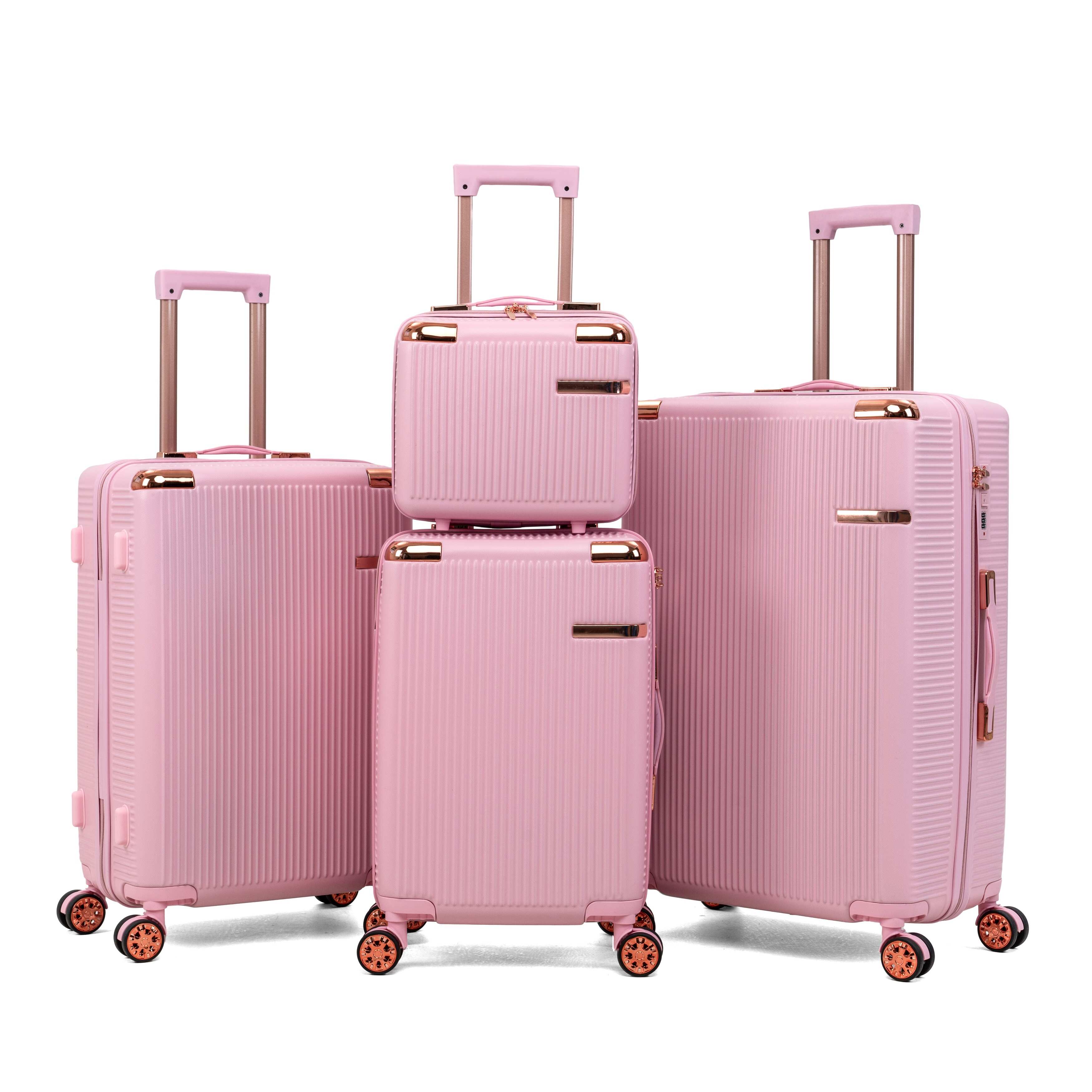 4-piece hard luggage, 360 dual rotating four-wheel luggage, password lock, lightweight universal wheel luggage, portable luggage