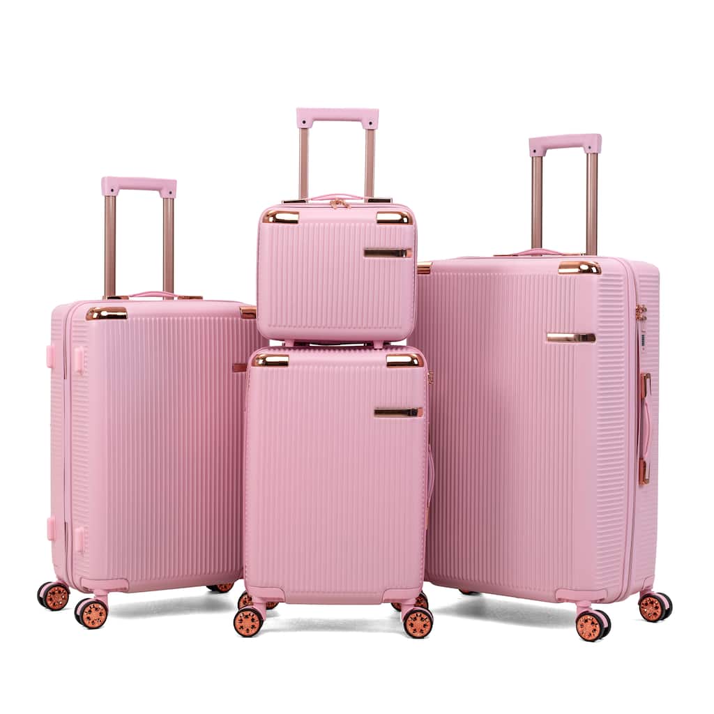 4-piece hard luggage, 360 dual rotating four-wheel luggage, password lock, lightweight universal wheel luggage, portable luggage