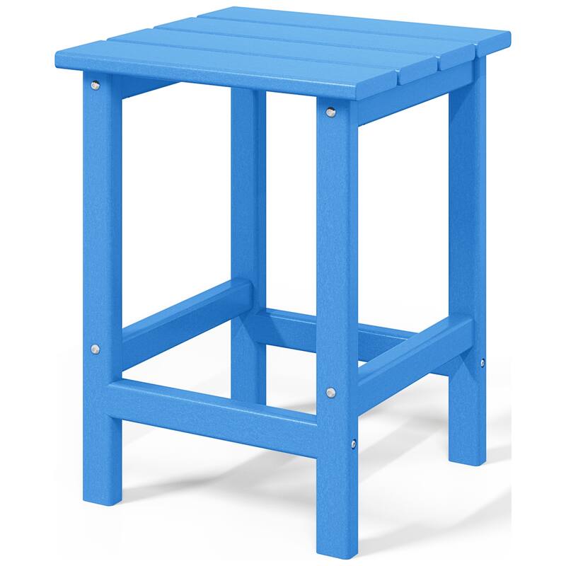 Aderson Outdoor Poly Adirondack Chair with Side Table and Ottoman 5-Piece Set