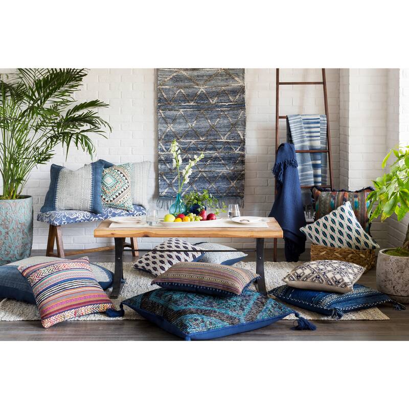 Livabliss Yngve Blue Traditional Decorative Tapestry