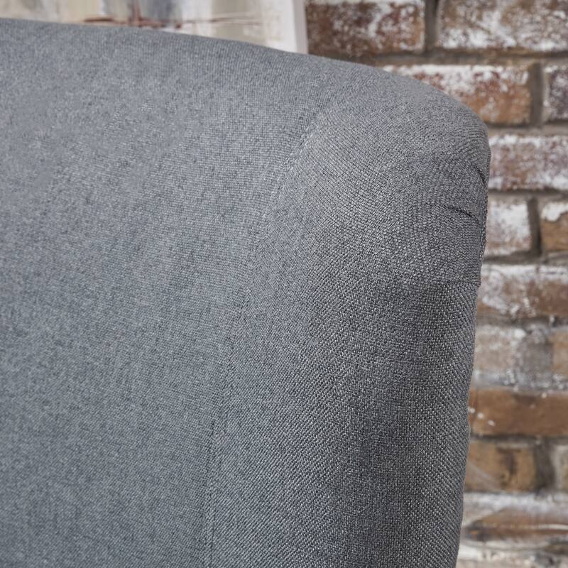 Modern 27" High Back Accent Chair with Birch Wood Legs and Wing Back for Living Room