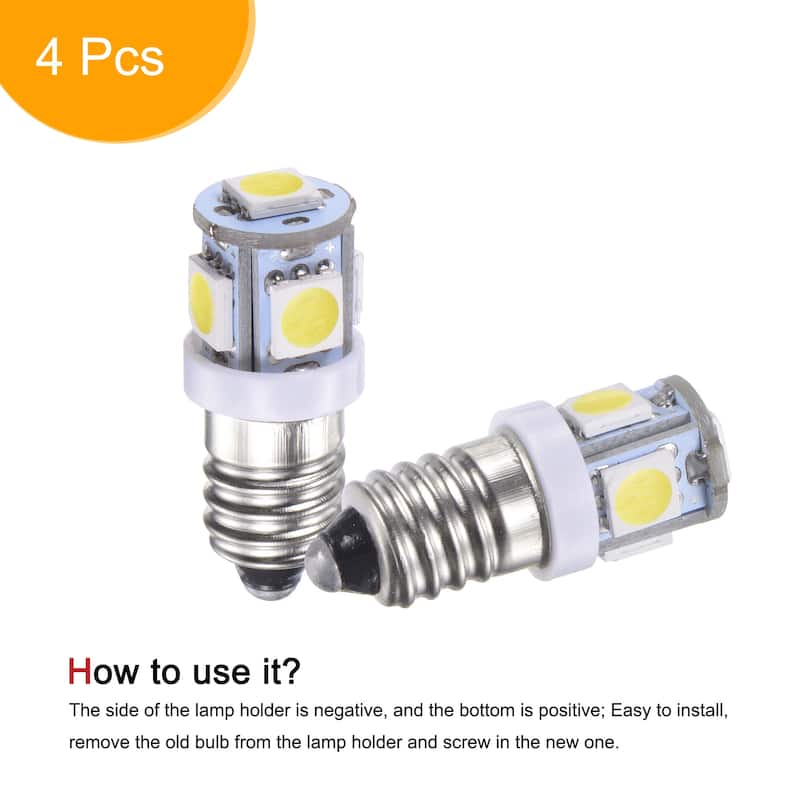 Screw Metal Base LED Bulbs Lights Interior Lamps - Overstock - 36886772