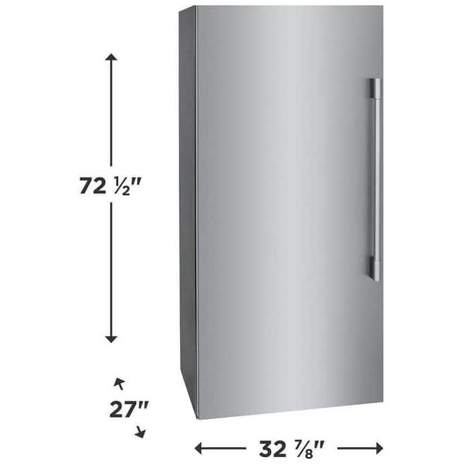 Frigidaire PRDF1922A Professional 33" Wide 18.9 Cu. Ft. Free Standing