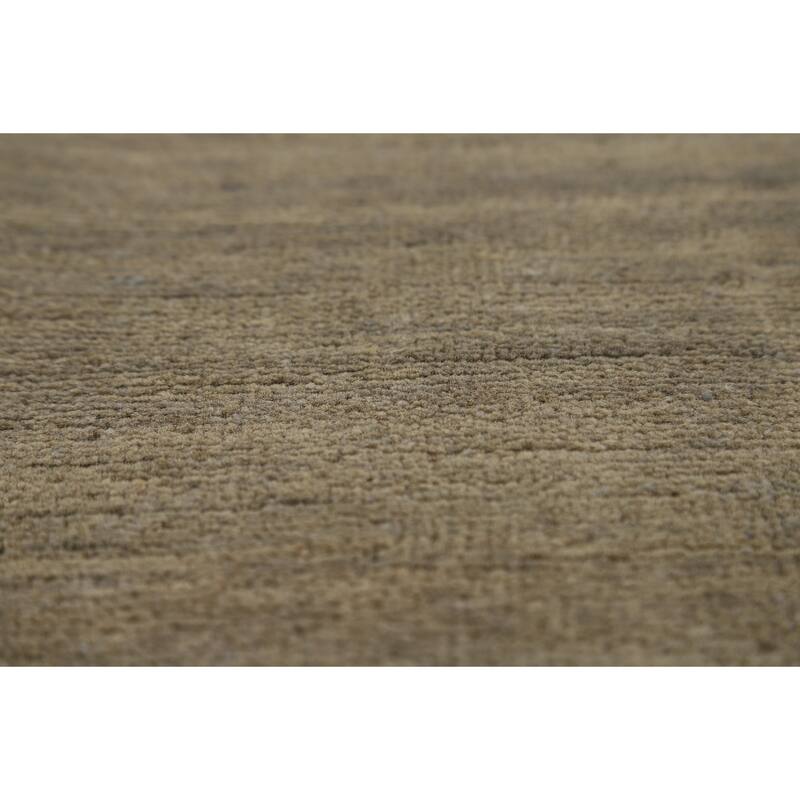 Gabbeh Modern Area Rug Hand-Knotted Wool Carpet - 4'9" x 6'7"