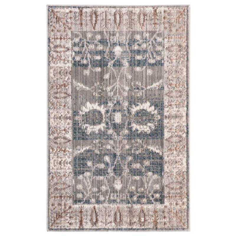 SAFAVIEH Valencia Cecile Oriental Distressed Rug - 2' x 3' - Grey/Green