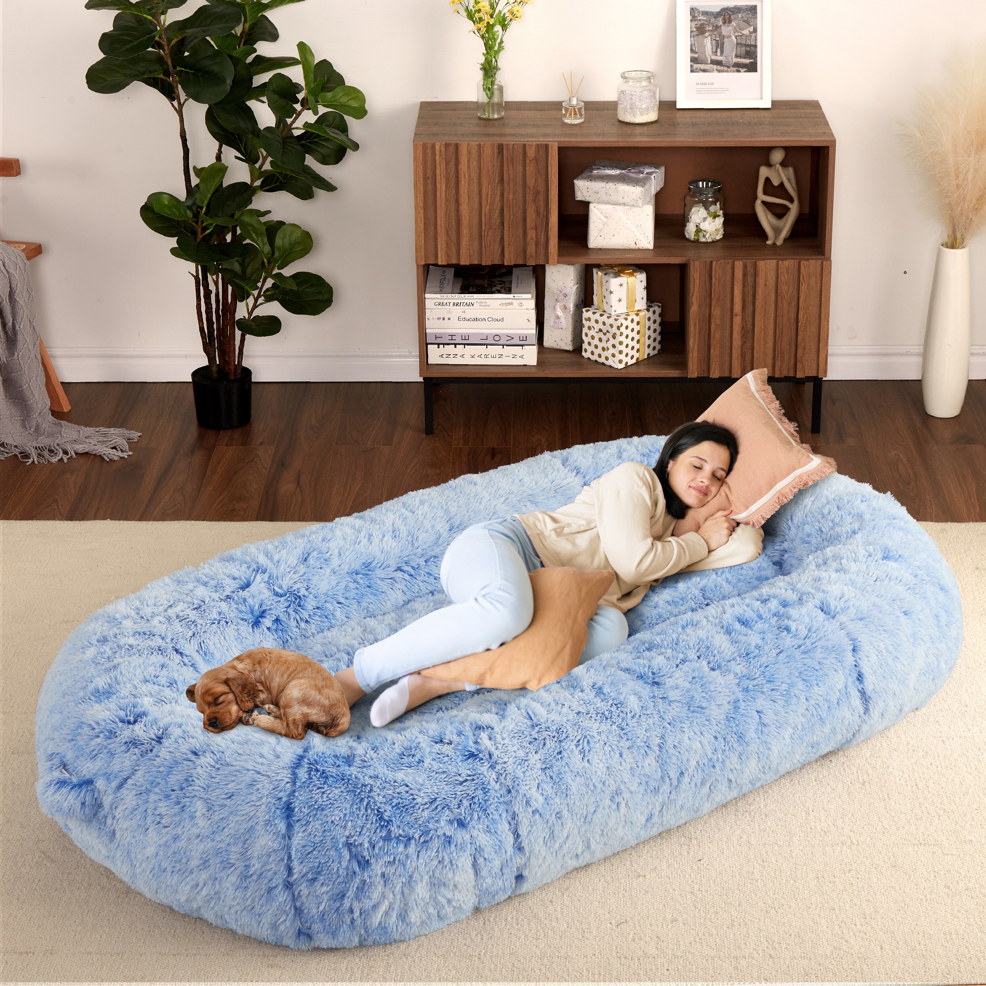 Washable Bean Bag Adult Size Large Human Dog Bed for people 71 x43 x10 Oversize Fits Adult and Pet Bed Bath Beyond 41442052