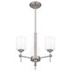 preview thumbnail 5 of 6, Aria 3-Light Antique Polished Nickel Pendant