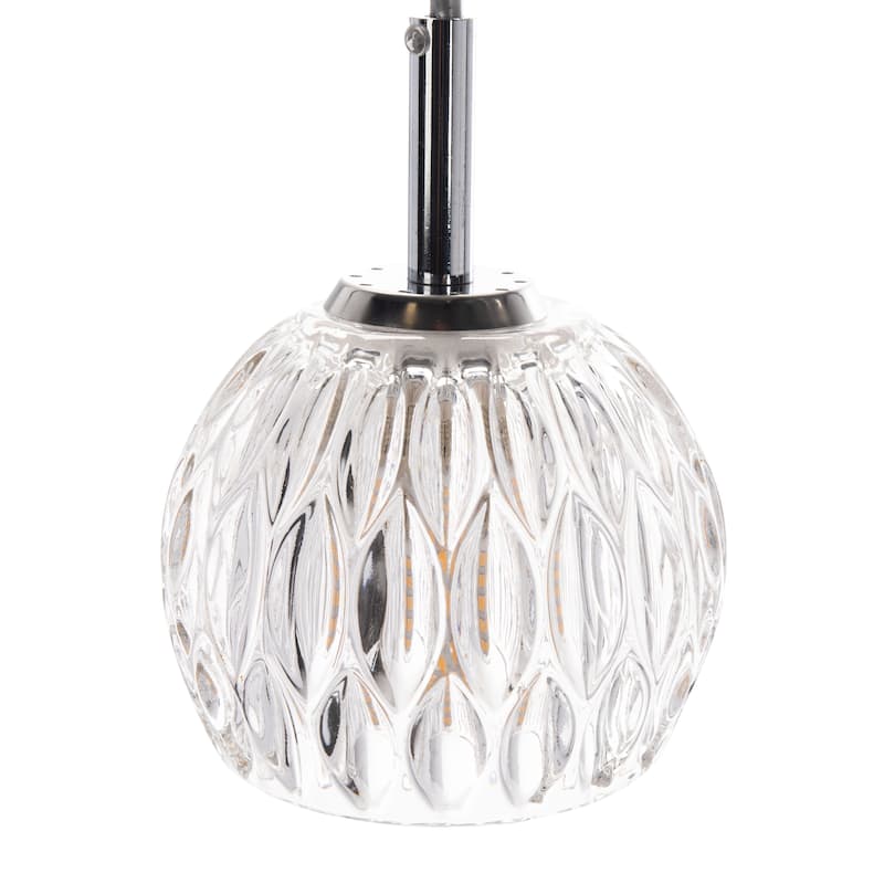 SAFAVIEH Lighting Mura Pendant - 30.5"x4.5"x11.25-79.25" - Antique White - 31Wx5Dx79H