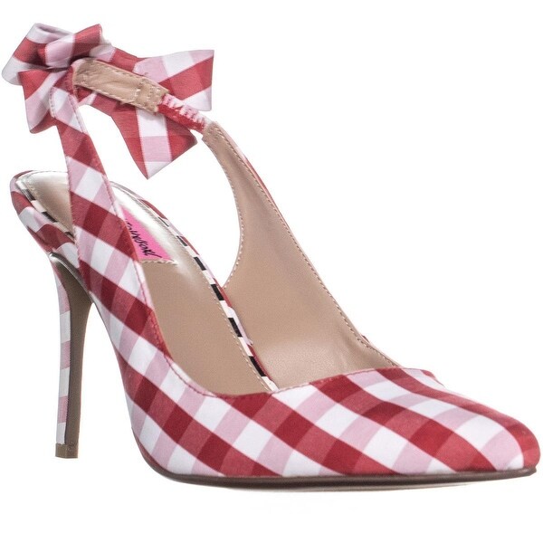 betsey johnson gingham shoes