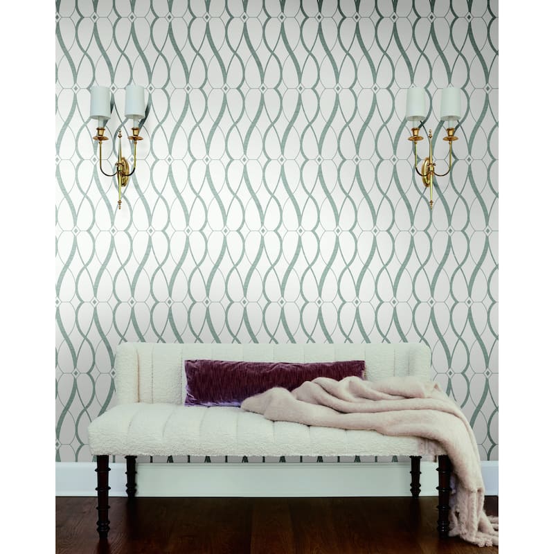 Fontaine, Graceful Geo 26.9' L X 27" W, Wallpaper Roll