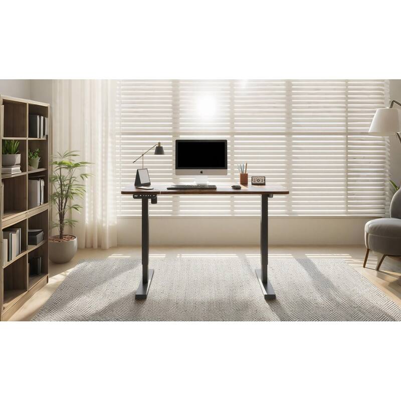 Rossetta 55" Electric Height Adjustable Standing Desk with Double Beam Single Motor