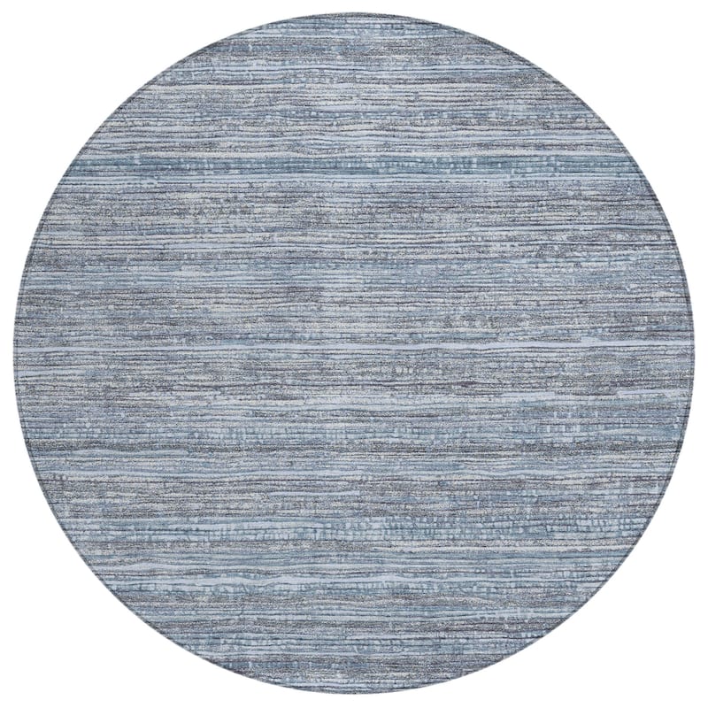 HomeRoots Striped Transitional Rectangle Outdoor Rug