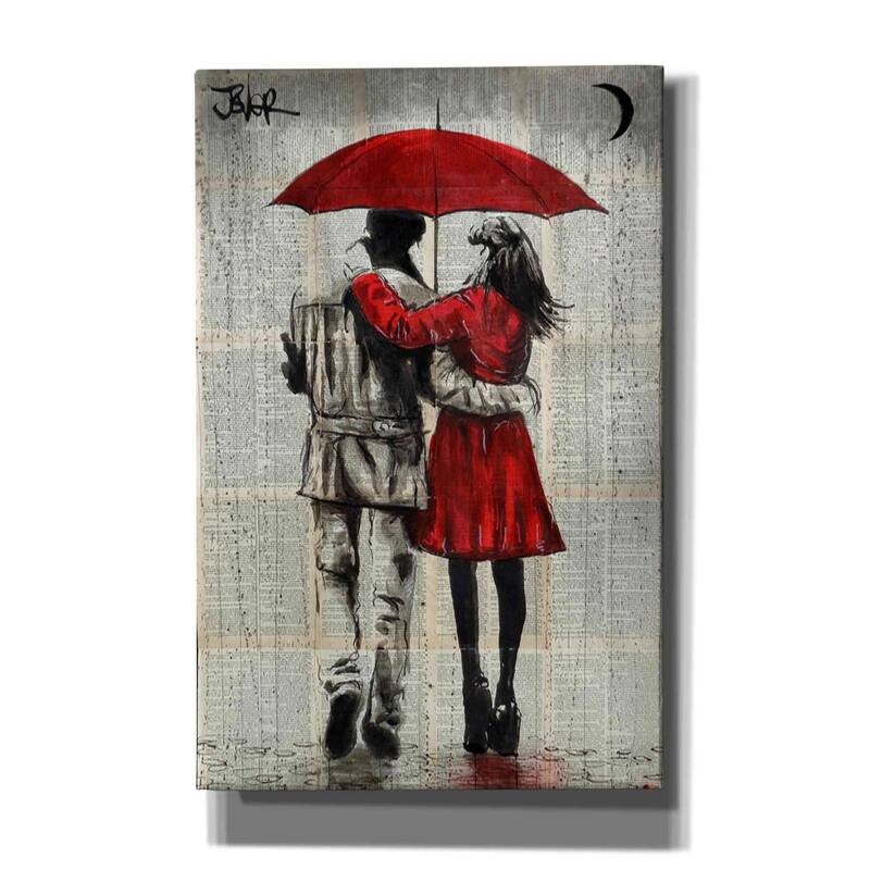 Epic Graffiti 'Fall' by Loui Jover, Canvas Wall Art - 26x40