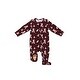 preview thumbnail 1 of 5, Breezy Bear Baby Footie Pajamas, 2-Way Zipper - Dear Santa