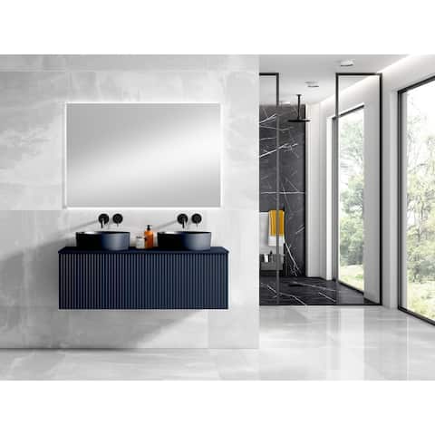 Lucena Bath 48" Bari Vanity With Matching Top and Vessel Sink