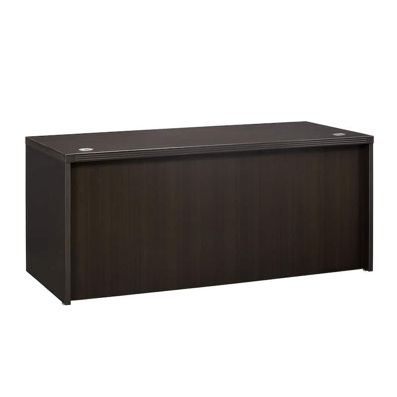 Aberdeen 72" Wide Straight Front Office Desk - Mocha