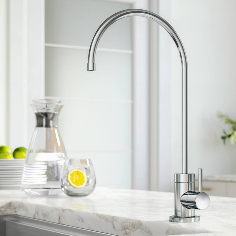 Kraus Purita Drinking Water Dispenser Beverage Kitchen Faucet - FF-100 - 12" Height - CH - Chrome