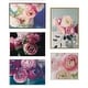 preview thumbnail 19 of 31, Sylvie Pink Flower Bouquet Framed Canvas Wall Art, Gold 18 x 24