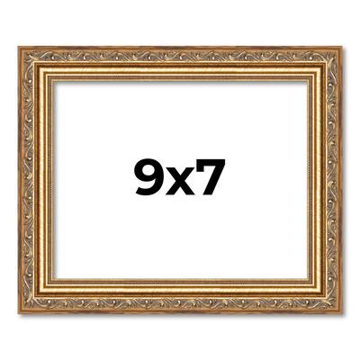 9x7 Frame Red Solid Wood Picture Frame
