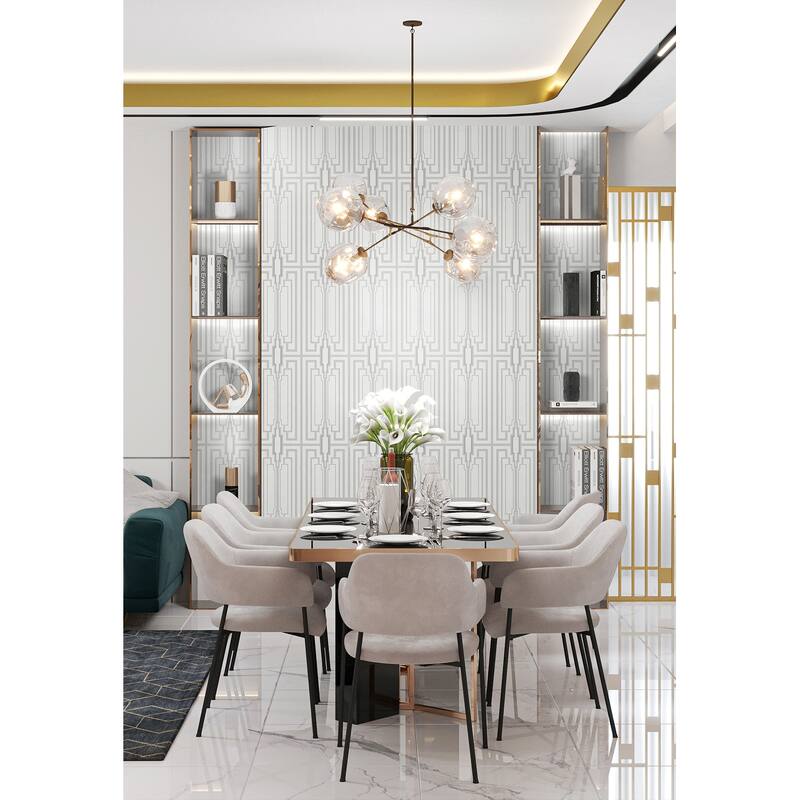 Seabrook Designs Manhattan Nonwoven Unpasted Wallpaper