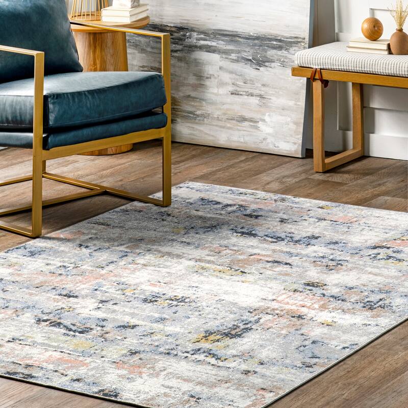 Nuloom Aaliyah SpinClean Casual Abstract Machine Washable Area Rug
