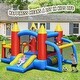 preview thumbnail 4 of 8, Gymax Kid Inflatable Bounce House Slide Jumping Castle w/Soccer Goal