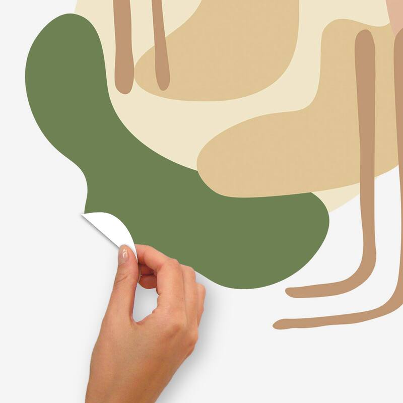 Very Gay Paint Soft Amoeba Modular Mural Peel and Stick Wall Decals