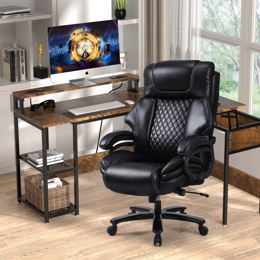 Boss Perfect Posture Deluxe Office Task Chair with Adjustable Arms, Black –  BossChair